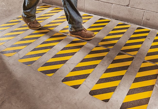 Zelfklevende antislipstrips Markering